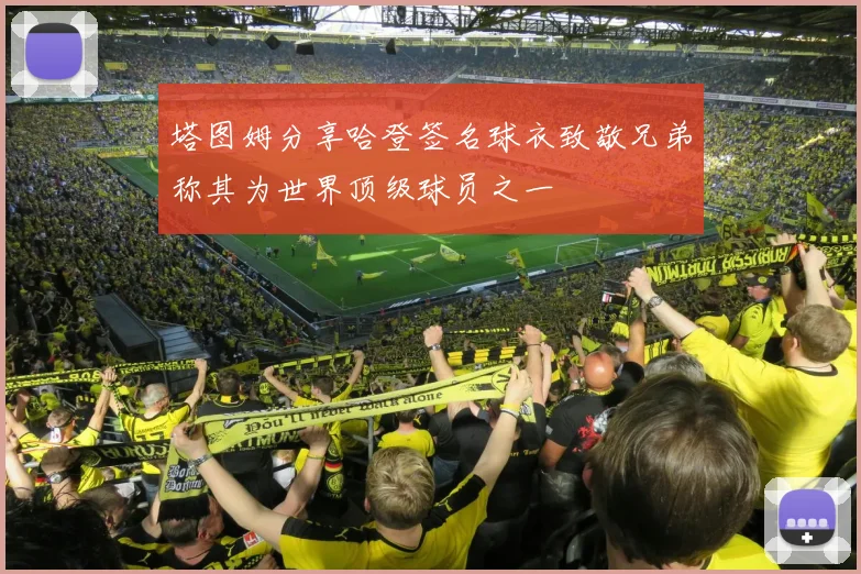 塔图姆分享哈登签名球衣致敬兄弟称其为世界顶级球员之一